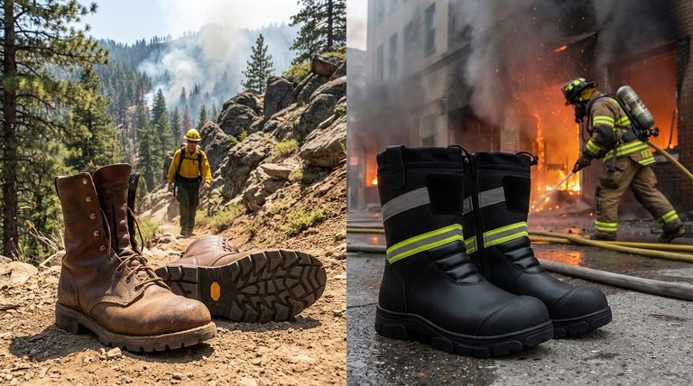 How do wildland firefighting boots differ from other firefighting boots? Key Design & Safety Differences