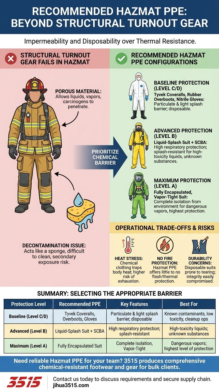 Was ist die empfohlene PSA für Gefahrenstoffsituationen? Sorgen Sie für Sicherheit mit chemikalienbeständigem Schutz Visuelle Anleitung