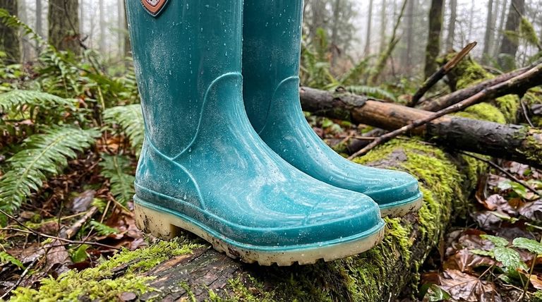 ラバーブーツに白い粉のようなものが付着するのはなぜですか?それは高品質の証です