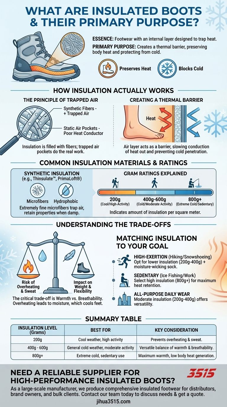 ¿Qué son las botas aisladas y cuál es su propósito principal? Una guía para pies cálidos y secos Guía Visual