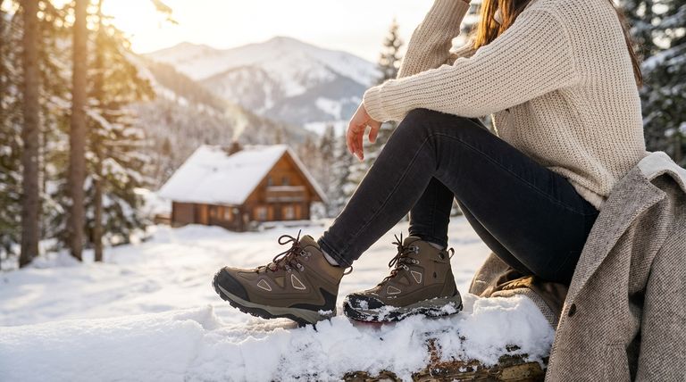 Come si abbinano gli scarponcini da neve allacciati? Ottieni un look invernale equilibrato e chic