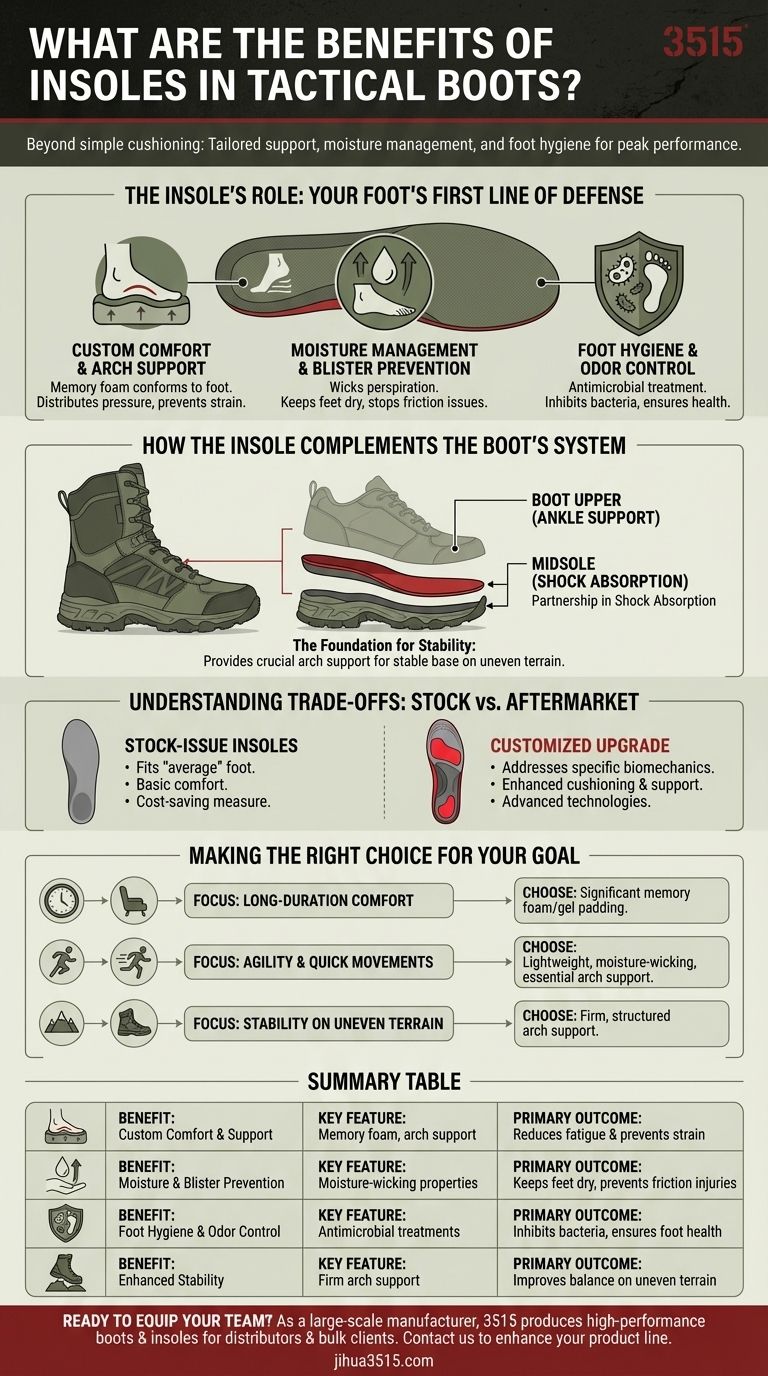 Каковы преимущества стелек в тактических ботинках? Раскройте пиковую производительность и комфорт Визуальное руководство