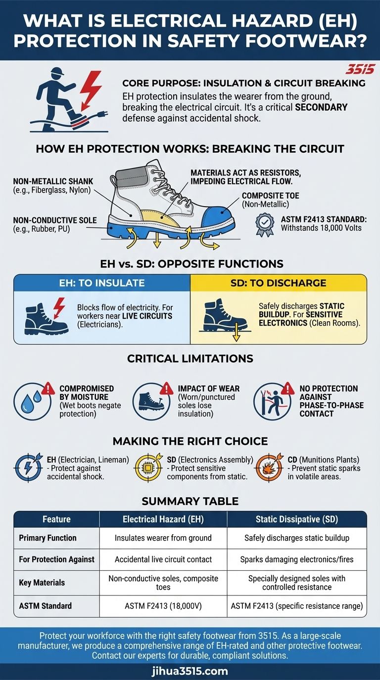 O que é proteção contra risco elétrico em calçados de segurança? Um guia para isolamento contra choques Guia Visual