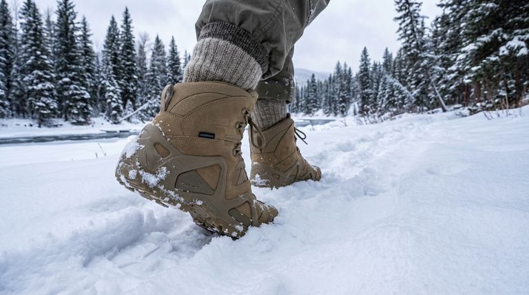 전투화는 겨울이나 눈 오는 날씨에 신을 수 있나요? 겨울용 신발 가이드