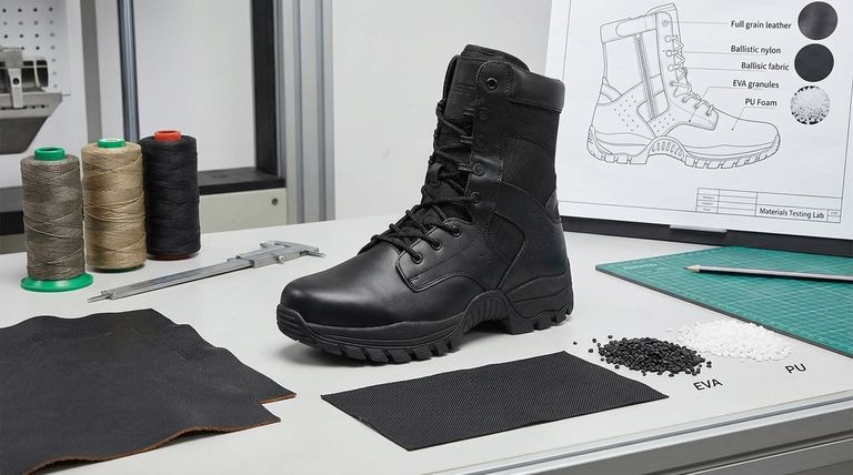Quels matériaux sont utilisés dans les bottes tactiques ? Un guide sur la durabilité, le confort et la performance