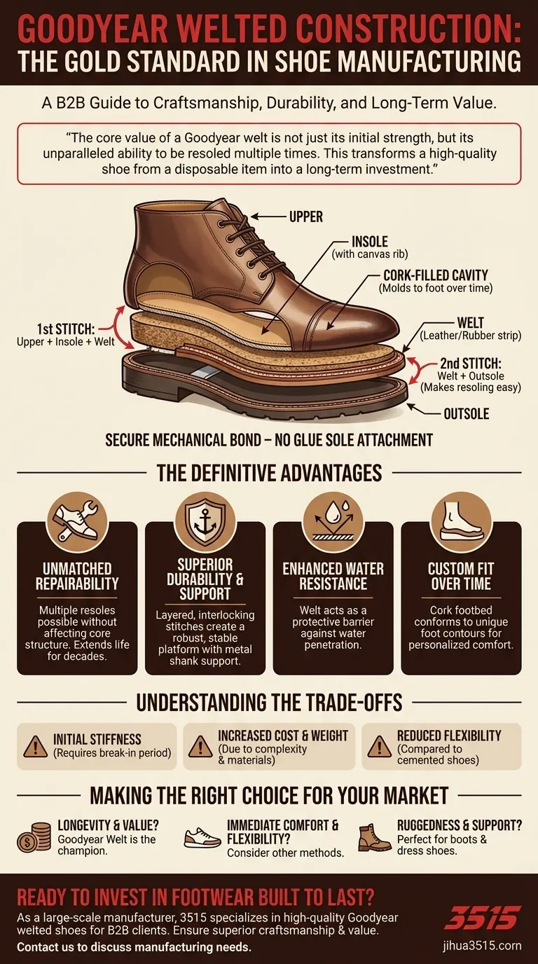 固特异沿条构造是如何被评价的？耐用、可修复鞋类的黄金标准 图解指南