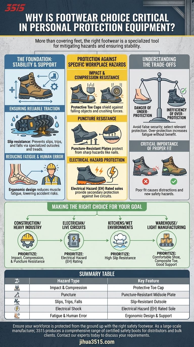 개인 보호 장비에서 발 선택이 중요한 이유는 무엇인가요? 발밑부터 안전을 확보하세요. 시각적 가이드