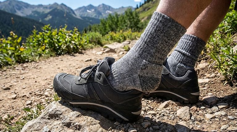 ما هو نوع الجوارب الموصى بها للمشي لمسافات طويلة؟ اختر الجورب المناسب للراحة ومنع البثور