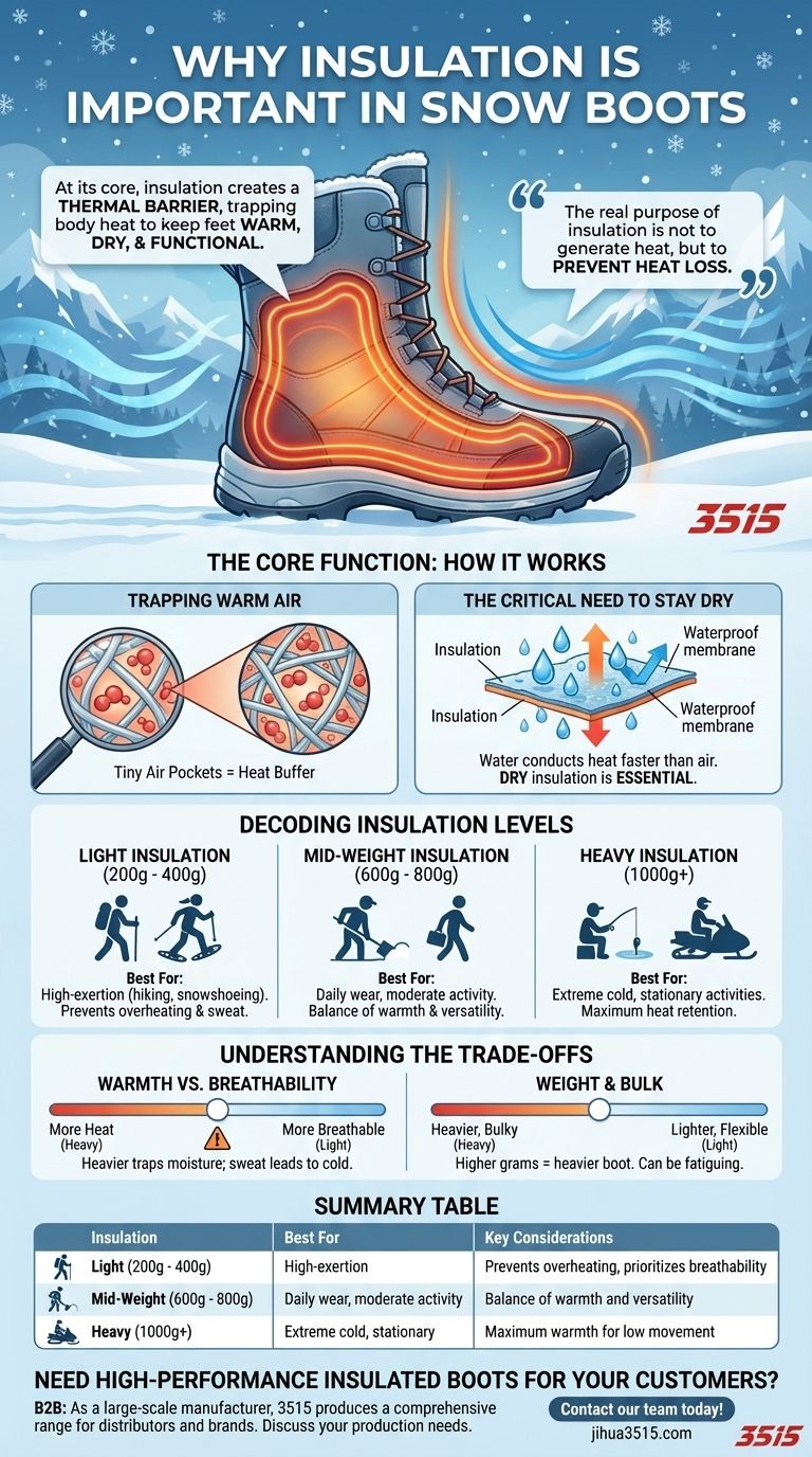 Warum ist Isolierung in Schneestiefeln wichtig? Der Schlüssel zu warmen, trockenen Füßen im Winter Visuelle Anleitung