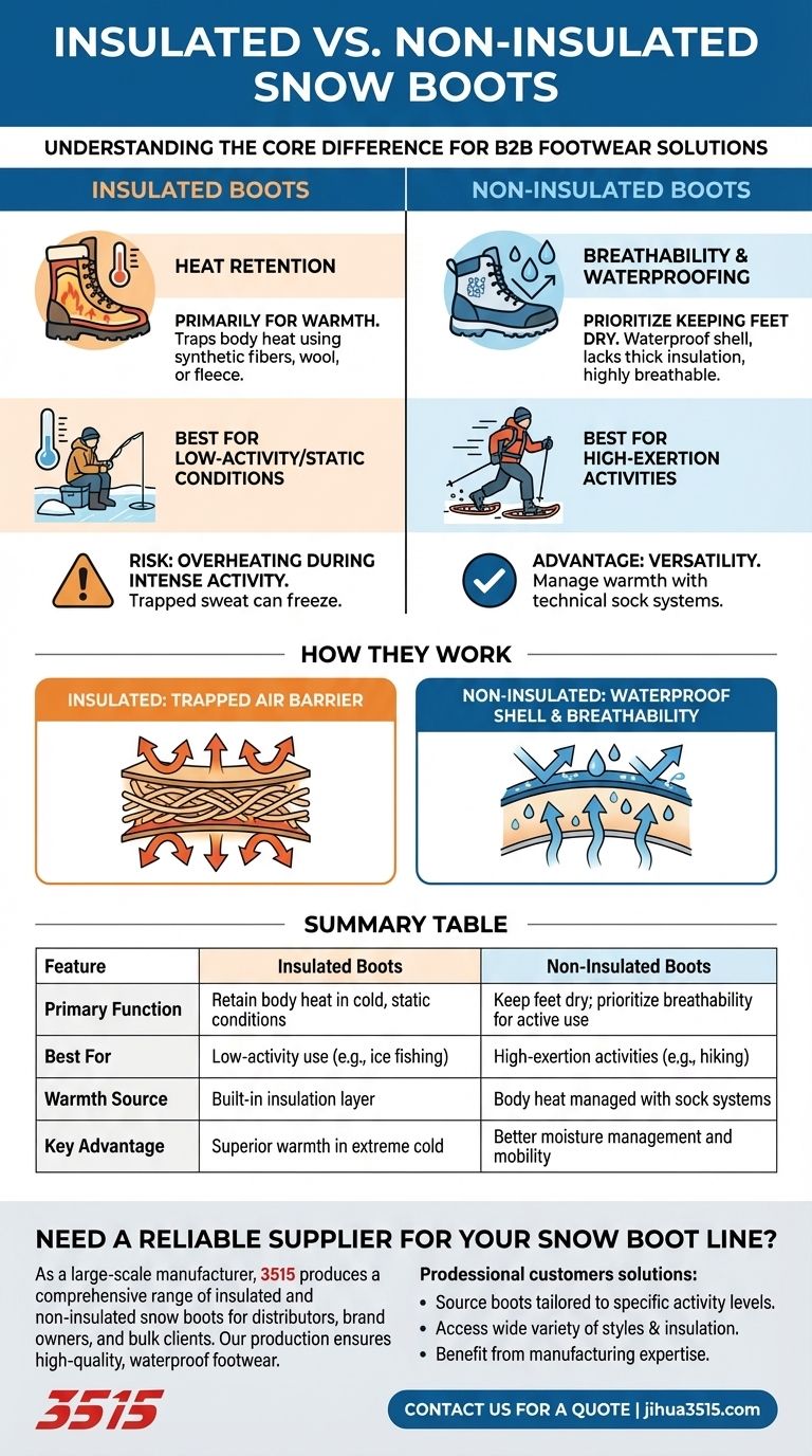 Какова разница между утепленными и неутепленными зимними ботинками? Выберите правильные ботинки для зимних занятий Визуальное руководство