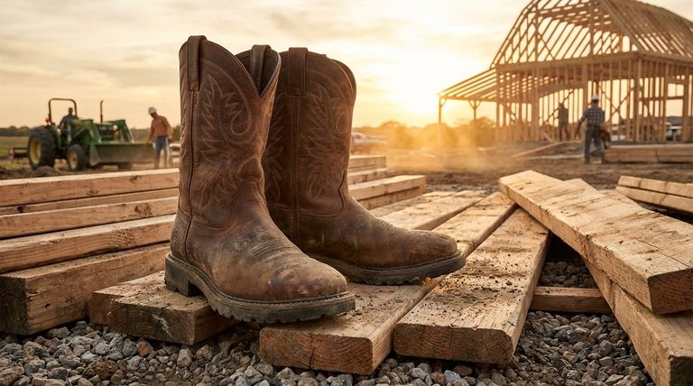 ما هي عناصر التصميم لأحذية العمل الغربية؟ الميزات الأساسية للسلامة والمتانة