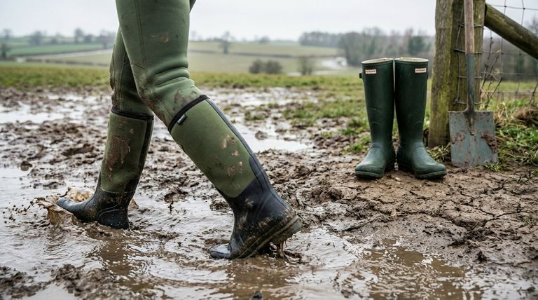 泥靴与传统威灵顿靴有何不同?为您的户外工作选择合适的鞋靴