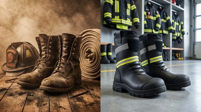 Comment les premières bottes de pompiers différaient-elles des bottes modernes ? Un guide de la sécurité conçue.