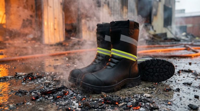 현대 소방 부츠를 개선한 기술적 발전은 무엇인가요? 안전 및 성능 향상