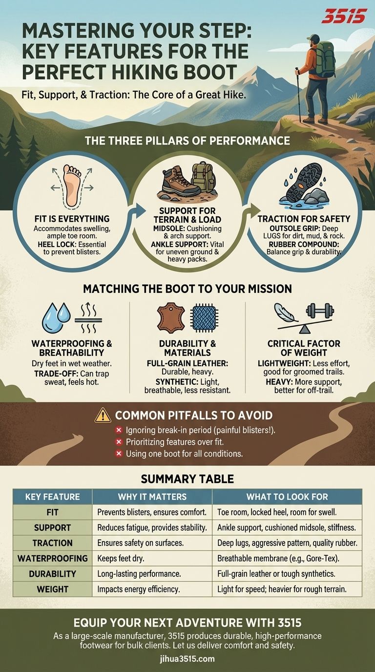 ما هي الميزات الرئيسية التي يجب البحث عنها في أحذية المشي لمسافات طويلة؟ ابحث عن المقاس المثالي لمسارك دليل مرئي