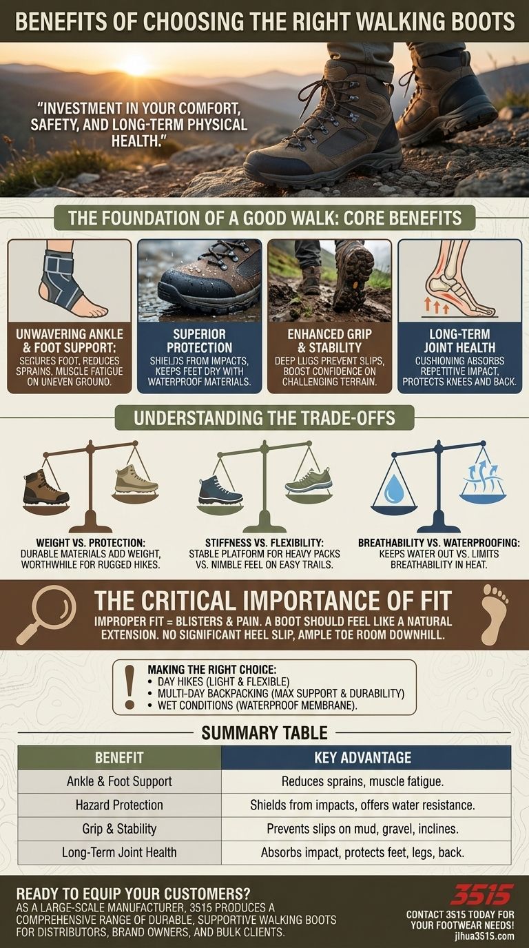 Was sind die Vorteile der Wahl der richtigen Wanderschuhe? Steigern Sie Komfort, Sicherheit und Gelenkgesundheit Visuelle Anleitung