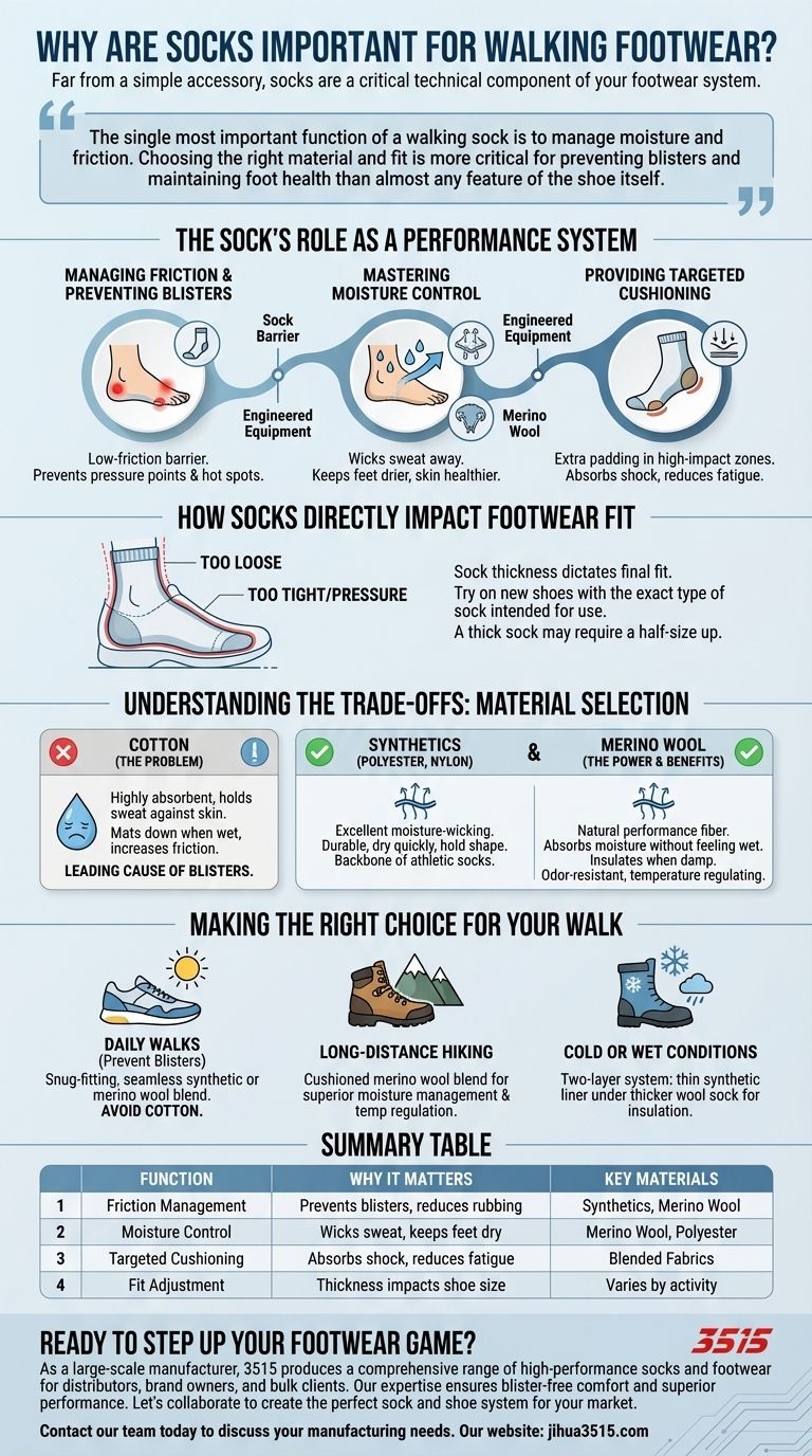 Por que as meias são importantes para o calçado de caminhada? A chave para o conforto sem bolhas Guia Visual