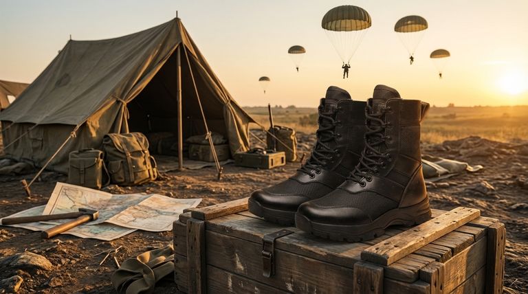 Quel est le contexte historique des bottes de combat et des bottes de parachutiste ? Découvrez leur évolution conçue à des fins spécifiques
