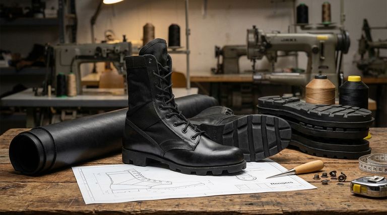 Como são projetadas e construídas as botas de combate? Para Durabilidade e Proteção Incompromissíveis