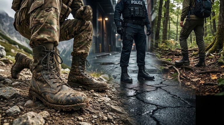 전투화의 주요 용도는 무엇인가요? 열악한 환경을 위한 탁월한 보호 기능