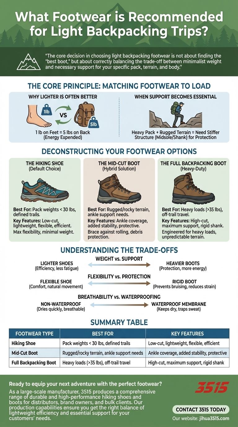 Quelles chaussures sont recommandées pour les randonnées légères avec sac à dos ? Choisissez la bonne chaussure pour votre randonnée Guide Visuel