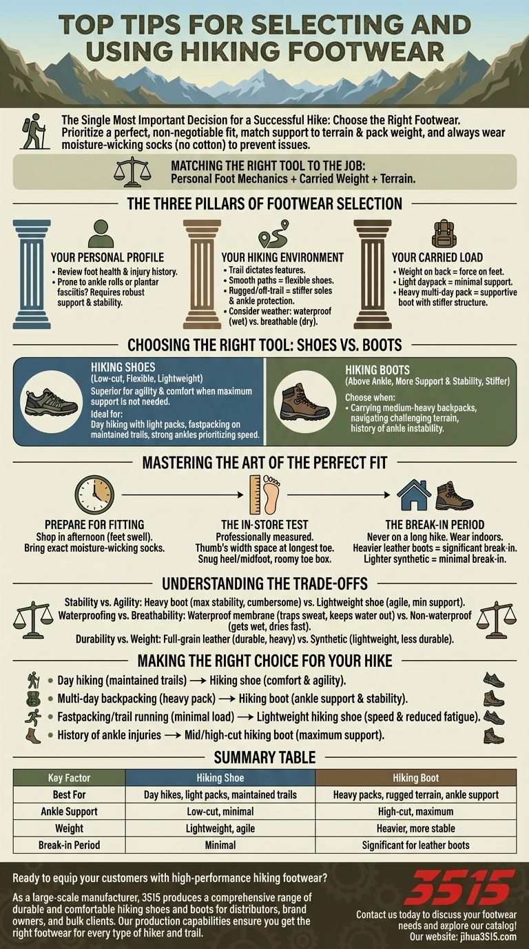 ¿Cuáles son los mejores consejos para seleccionar y usar calzado de senderismo? Encuentra tu ajuste perfecto para cualquier sendero Guía Visual