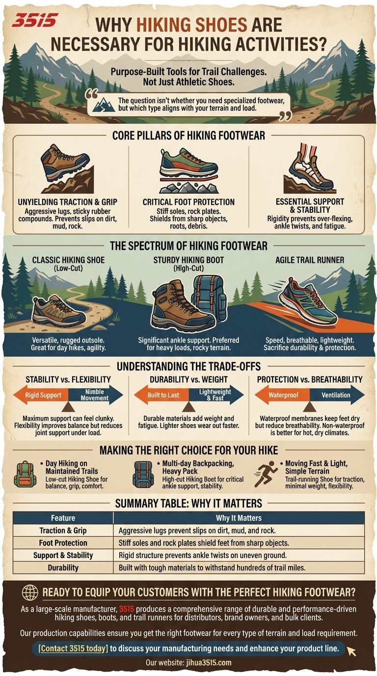 하이킹 활동에 하이킹 신발이 필요한 이유는 무엇인가요? 안전 및 편안함을 위한 필수 장비 시각적 가이드