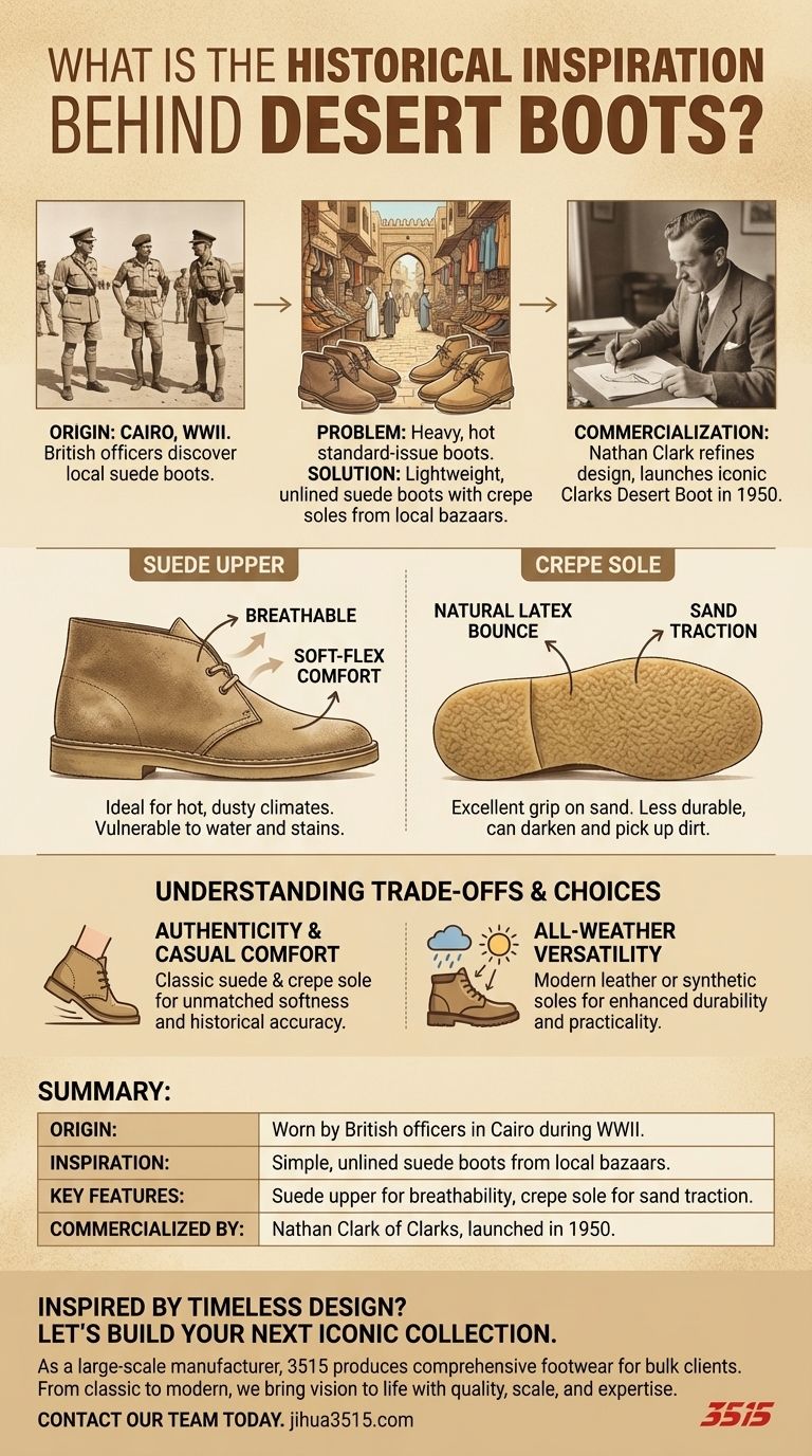 ¿Cuál es la inspiración histórica detrás de las botas desérticas? El secreto de un soldado de la Segunda Guerra Mundial para una comodidad inigualable Guía Visual