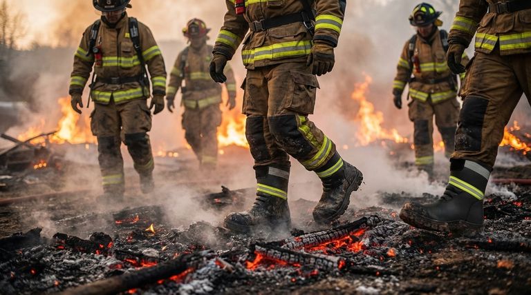 Pourquoi la résistance à la chaleur est-elle importante pour les bottes de pompier ? C'est la barrière essentielle contre les brûlures graves