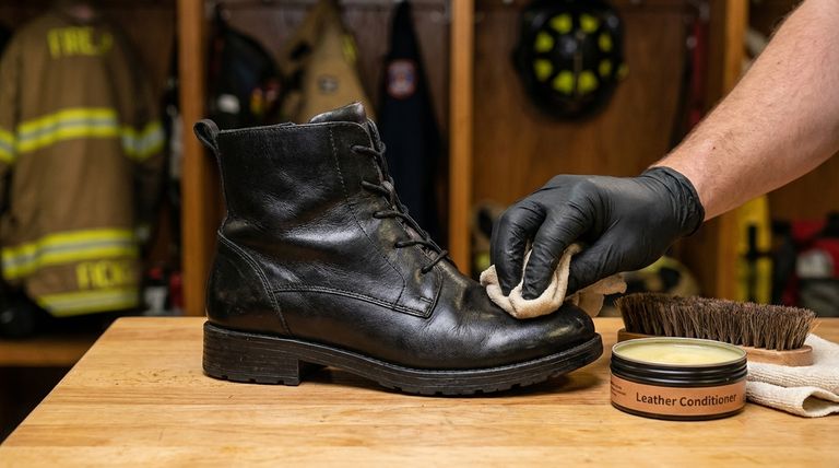 لماذا يعتبر تكييف الجلد مهمًا لأحذية مكافحة الحرائق؟ إطالة العمر الافتراضي وضمان السلامة