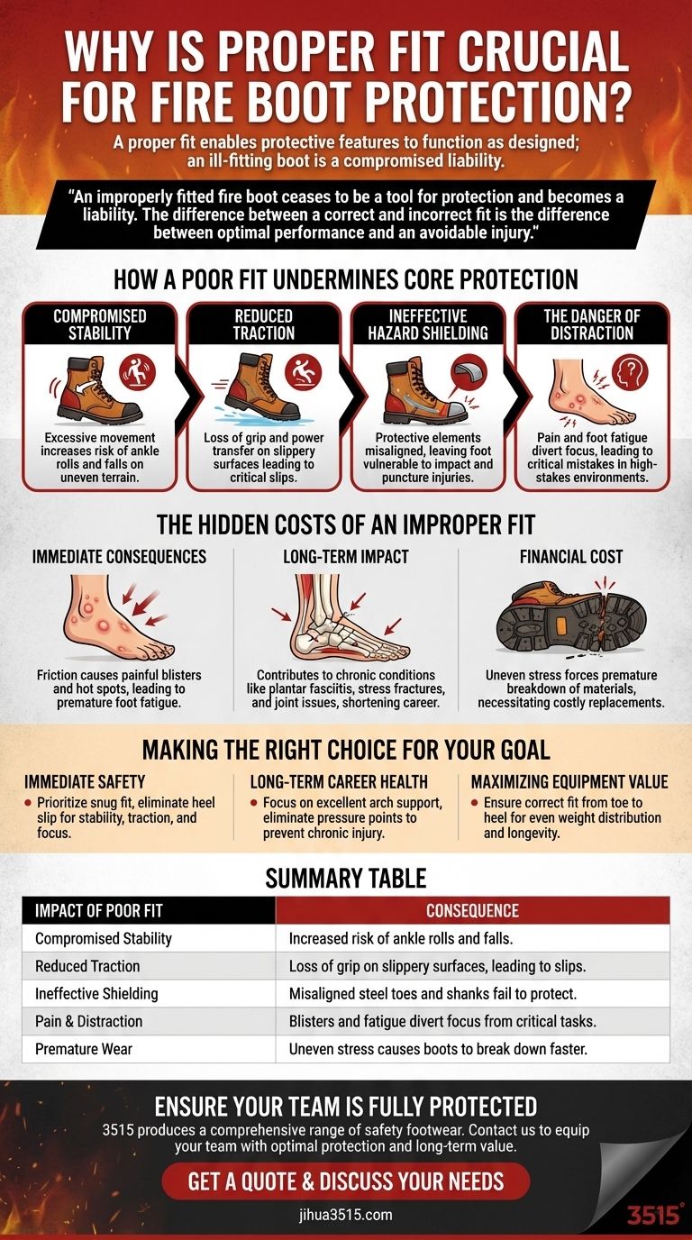 Pourquoi un ajustement adéquat est-il crucial pour la protection des bottes de pompier ? La clé de la sécurité et de la performance Guide Visuel