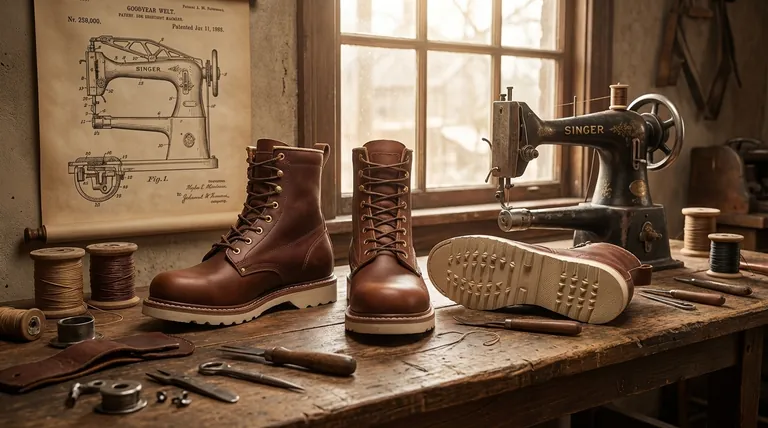 Qui a inventé la méthode de construction Goodyear Welt et quand ? Découvrez l'innovation de 1869