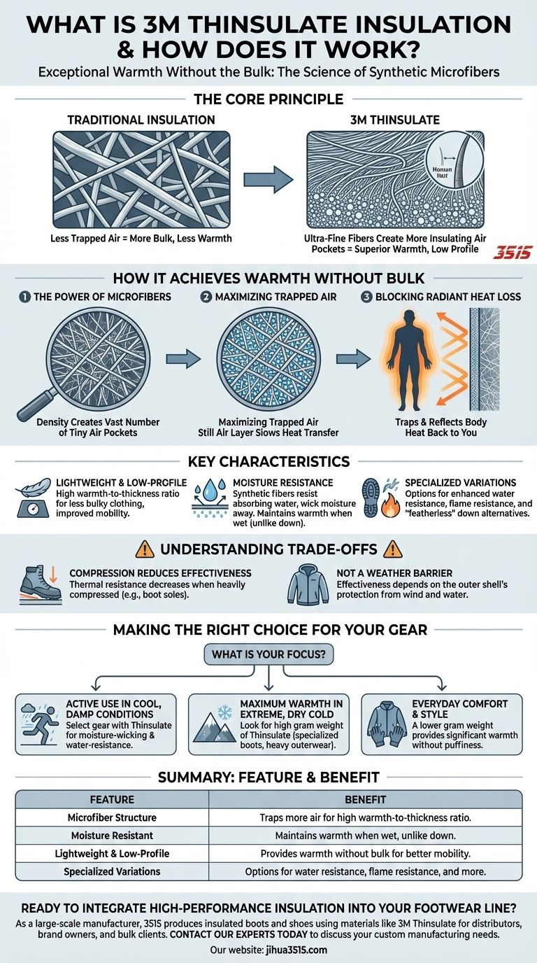 Qu'est-ce que l'isolant 3M Thinsulate et comment fonctionne-t-il ? Obtenez une chaleur supérieure sans l'encombrement. Guide Visuel