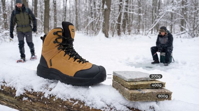 ¿A qué se refieren los 'gramos' de aislamiento en las botas de invierno? Elige la calidez adecuada para tu actividad