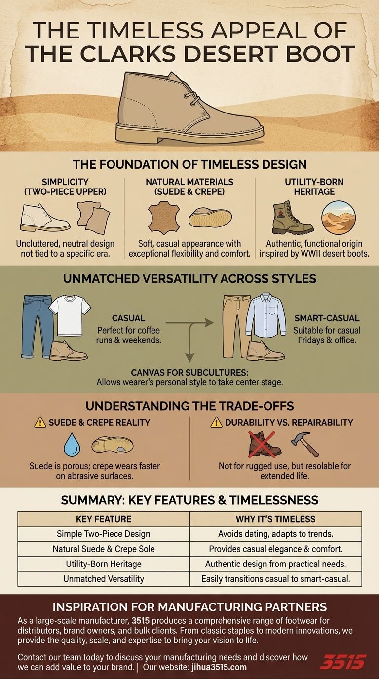 ¿Por qué la Clarks Desert Boot se considera una opción de calzado atemporal? Estilo y versatilidad inigualables Guía Visual