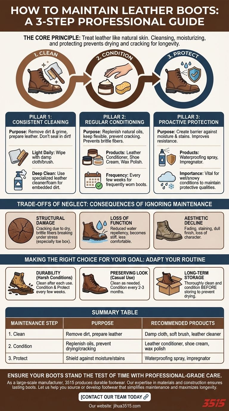 Как следует ухаживать за кожей этих ботинок? Руководство из 3 шагов для долговечности Визуальное руководство
