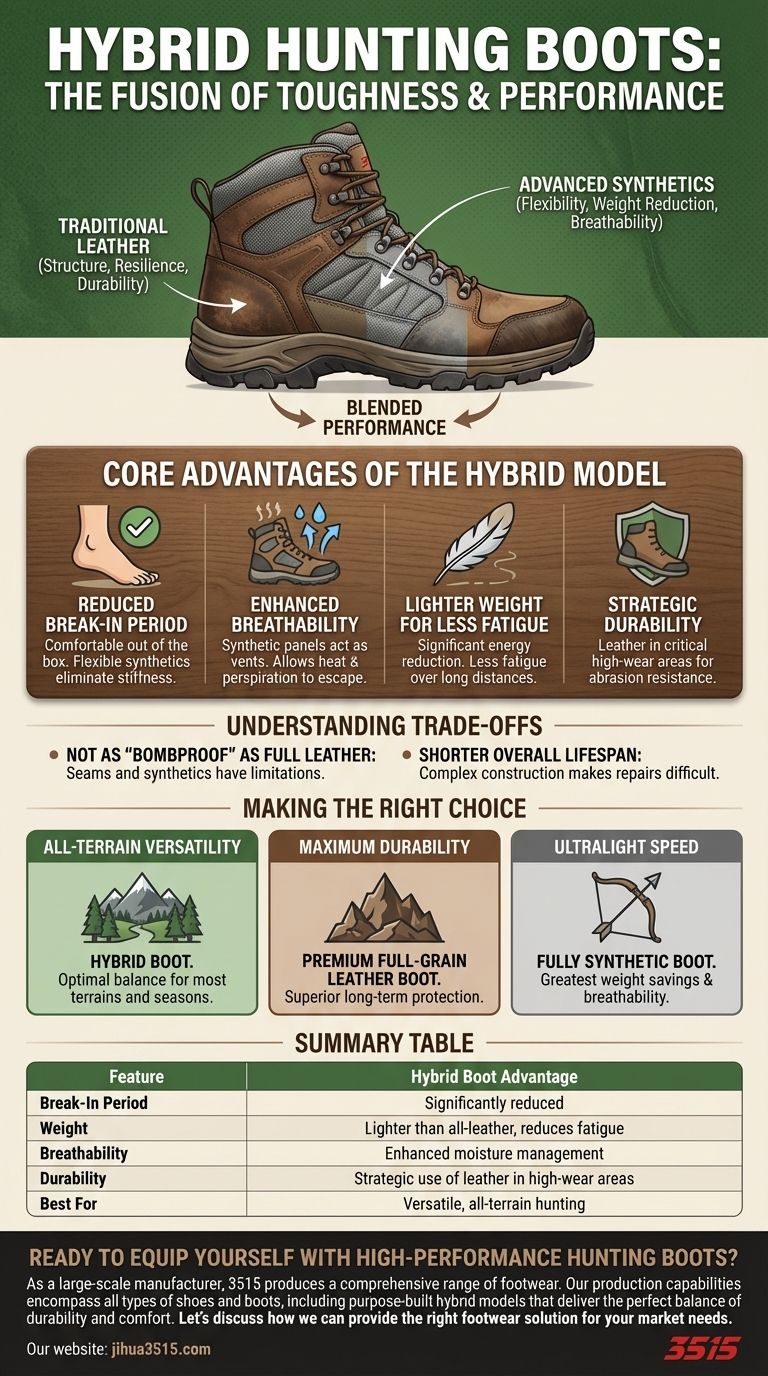 ¿Qué son las botas de caza híbridas y cuáles son sus ventajas? La guía definitiva sobre calzado versátil Guía Visual