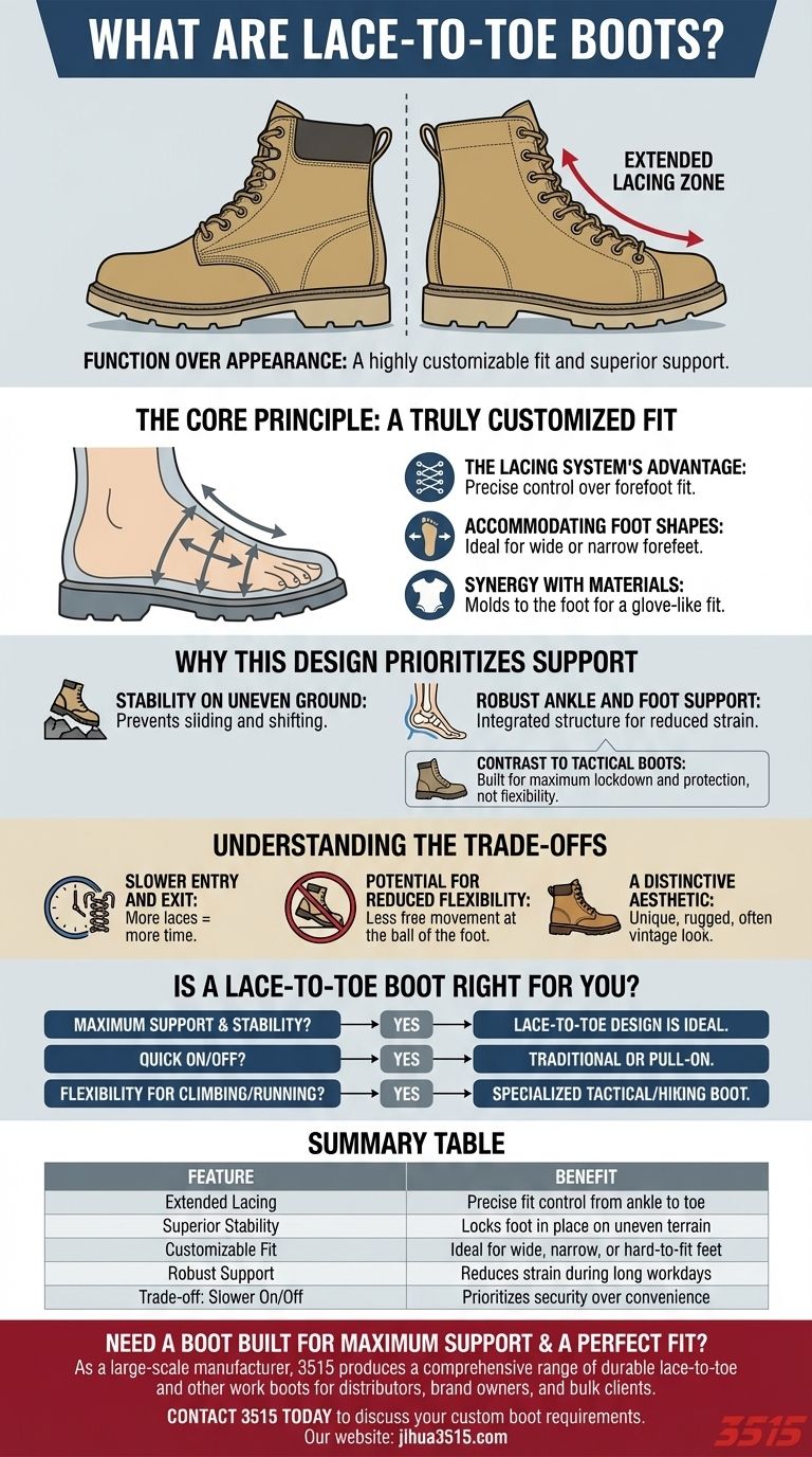 ما هي أحذية الدانتيل حتى الأصابع؟ تحقيق أقصى قدر من الدعم والملاءمة المخصصة دليل مرئي