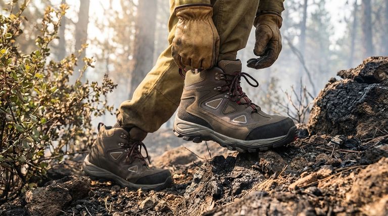 야생 산불 소방관들 사이에서 레이스-투-토 부츠가 인기 있는 이유는 무엇인가요? 비교할 수 없는 안정성과 안전성 확보