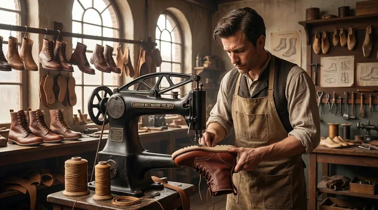 Quelle est la signification historique de la machine Goodyear welt ? Révolutionner la production de chaussures durables