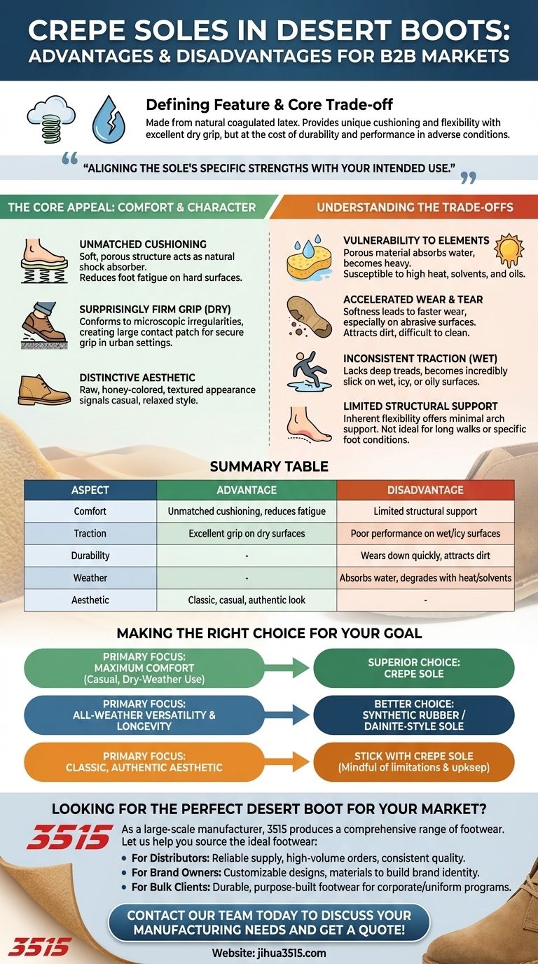 Каковы преимущества и недостатки подошв из крепа в ботинках Desert Boots? Откройте для себя плюсы и минусы Визуальное руководство