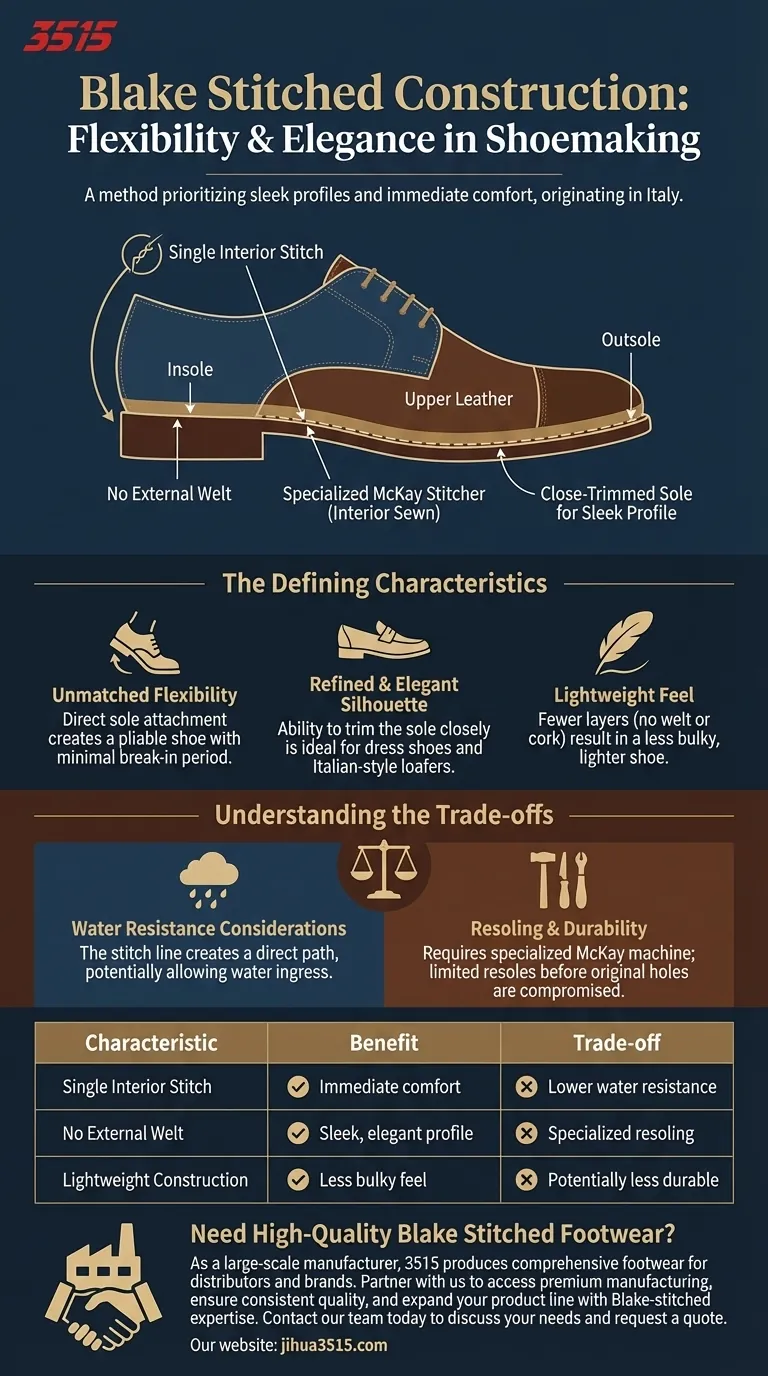 Quelles sont les caractéristiques de la construction cousue Blake ? Obtenez un style épuré et une flexibilité supérieure Guide Visuel