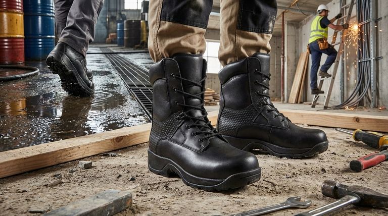 O que os trabalhadores devem priorizar ao selecionar botas de trabalho para a sua indústria? Combine as Botas com os Perigos para a Máxima Segurança