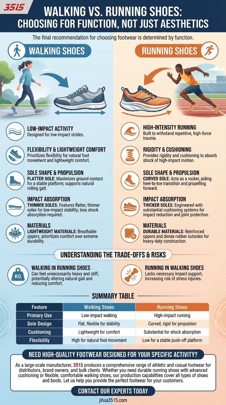 Quelle est la recommandation finale pour choisir entre des chaussures de marche et des chaussures de course ? Optimiser le confort et la performance Guide Visuel