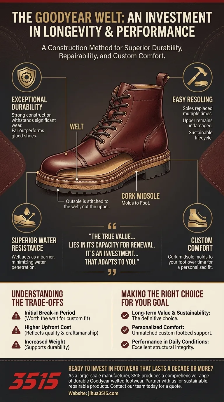 Quels sont les principaux avantages des chaussures cousues Goodyear ? Découvrez des décennies de durabilité et de confort Guide Visuel