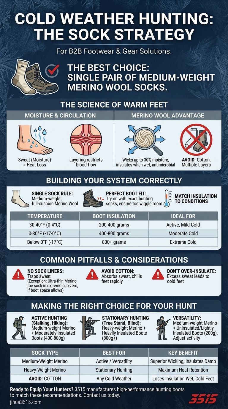 추운 날씨 사냥에 대한 양말 추천은 무엇인가요? 올바른 양말로 따뜻하고 건조하게 유지하세요. 시각적 가이드