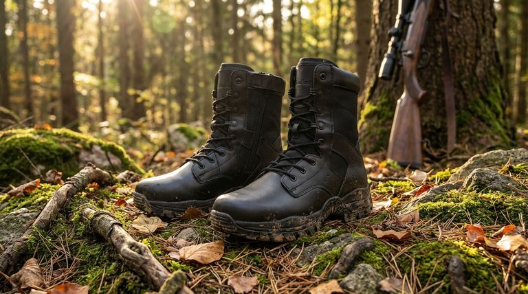 미국산 사냥화의 보고된 이점은 무엇인가요? 오래 지속되고 고성능인 신발에 투자하세요.