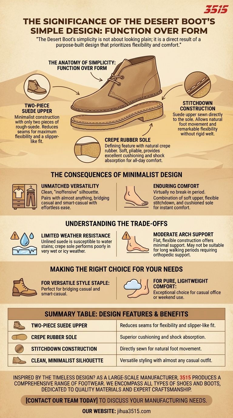 沙漠靴简约设计的意义何在？解析其永恒的功能与风格 图解指南