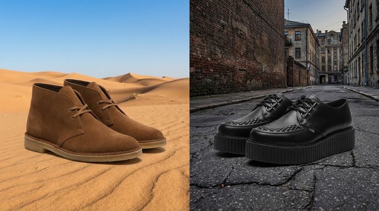 En quoi la chaussure Creeper différait-elle de la botte Chukka originale ? Une histoire de deux semelles