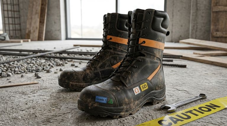 Que signifient les symboles sur les chaussures de sécurité ? Un guide pour décoder les indices de sécurité des bottes